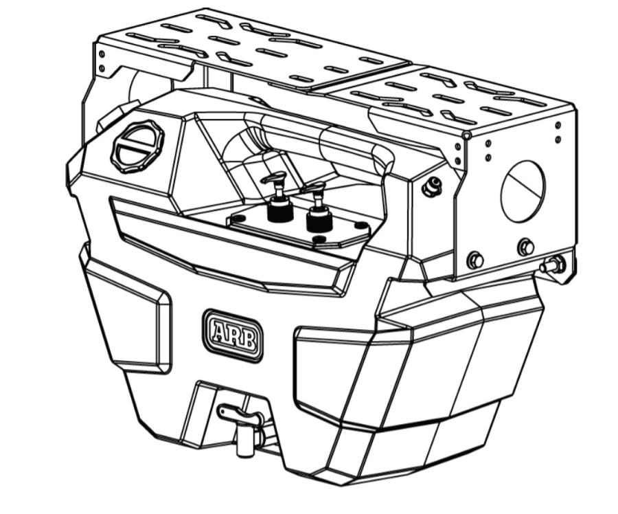 ARB Fixed Bracket für Frontier Wash Station ARB Fixed Bracket für Frontier Wash Station