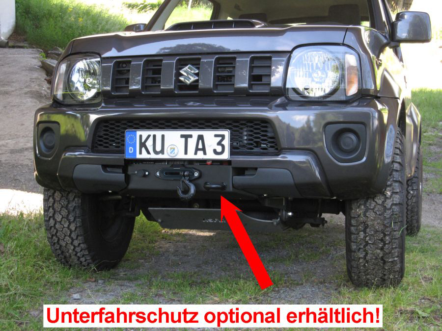 Seilwinden Set Suzuki Jimny Benziner bis 2018, inkl. WARN VRX 45-S Seilwinden Set Suzuki Jimny Benziner bis 2018, inkl. WARN VRX 45-S