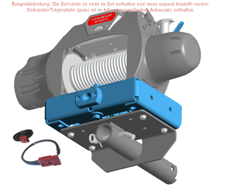 Option Seilspulung für Hidden Multi-Mount, inkl Seilspulung und Kabel Option Seilspulung für Hidden Multi-Mount, inkl Seilspulung und Kabel