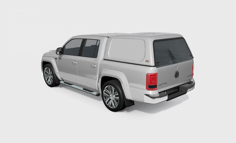 Basic Hardtop für VW Amarok DC flach, glatt, seitlich geschlossen Basic Hardtop für VW Amarok DC flach, glatt, seitlich geschlossen