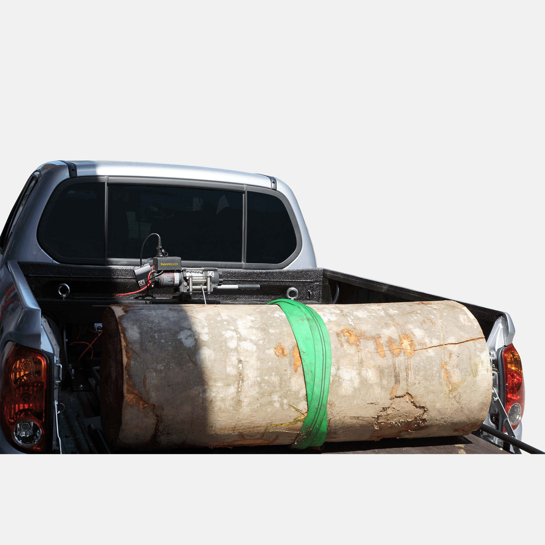 Horntools_Heckwindentraeger_HPABACK013500DY_X_1 horntools Heckwindenträger für Pickups mit Seilwinde und Kunststoffseil