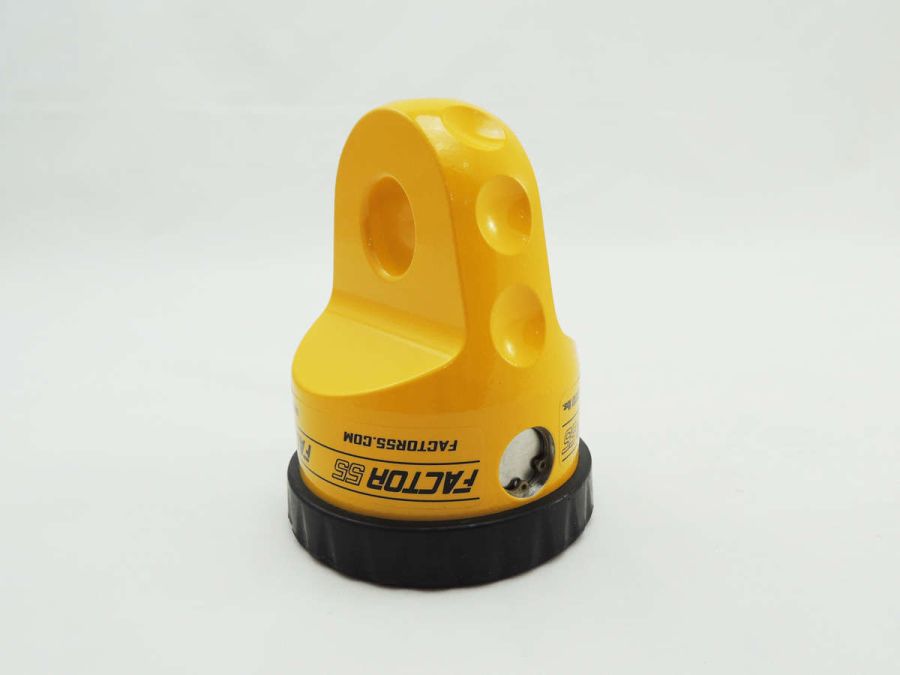 ''FACTOR 55'' PROLINK XXL WINCH SHACKLE MOUNT, YELLOW ''FACTOR 55'' PROLINK XXL WINCH SHACKLE MOUNT, YELLOW