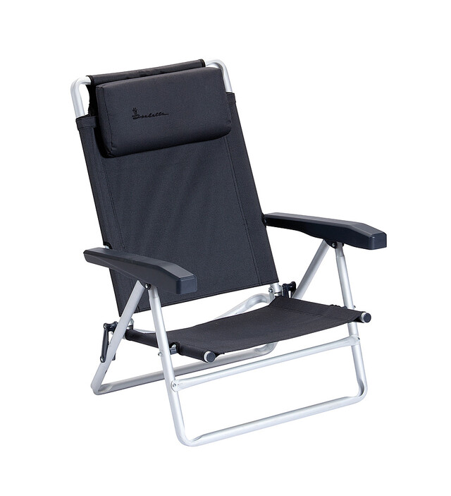 Movera-L-9931535100 Strandstuhl Isabella Farbe dunkelgrau