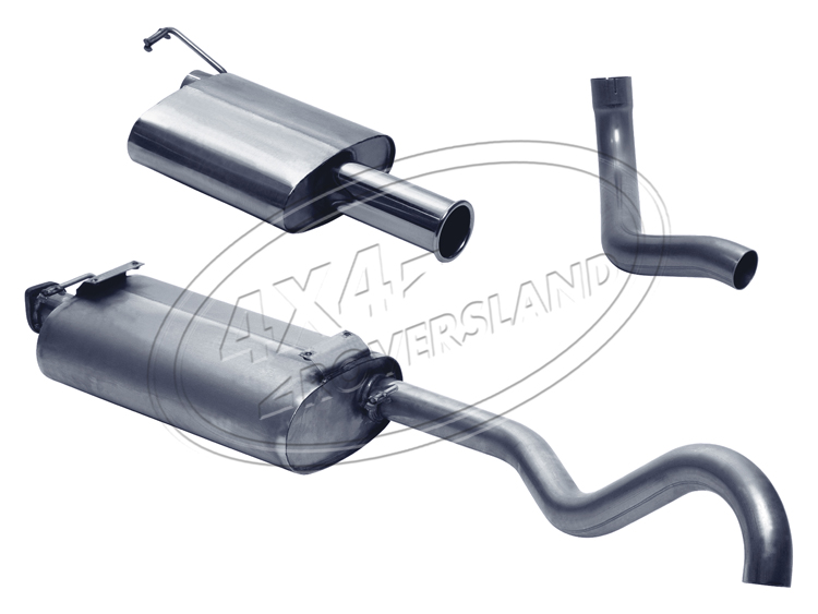 da4225 Abgasanlage Edelstahl 3.9 V8 PETROL SP