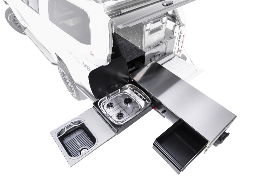 ARB Slide Kitchen 1355mm Schublade inkl. Kocher, Ablage, Schublade & Spülbecken ARB Slide Kitchen 1355mm Schublade inkl. Kocher, Ablage, Schublade & Spülbecken