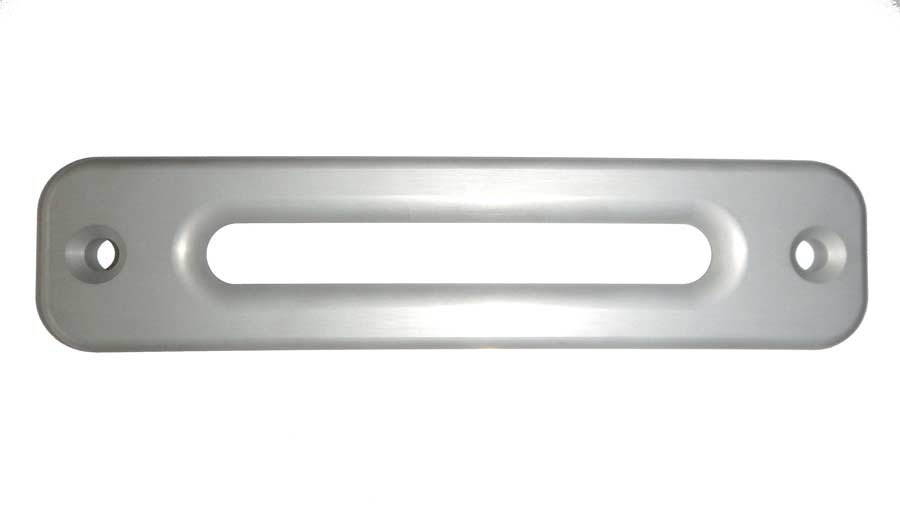 Aluseilfenster LA 254mm silber eloxiert, für Kunststoffseil Aluseilfenster LA 254mm silber eloxiert, für Kunststoffseil