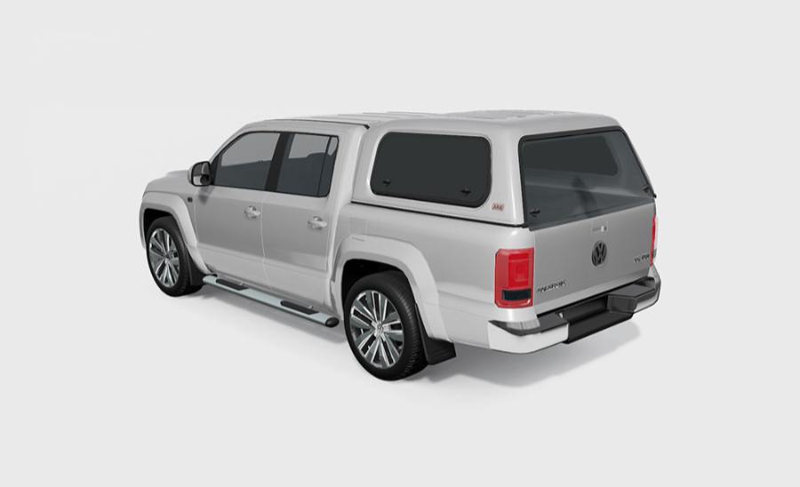 Commercial Hardtop für VW Amarok bis `23 DC flach, glatt, seitliche Aluklappen Commercial Hardtop für VW Amarok bis `23 DC flach, glatt, seitliche Aluklappen