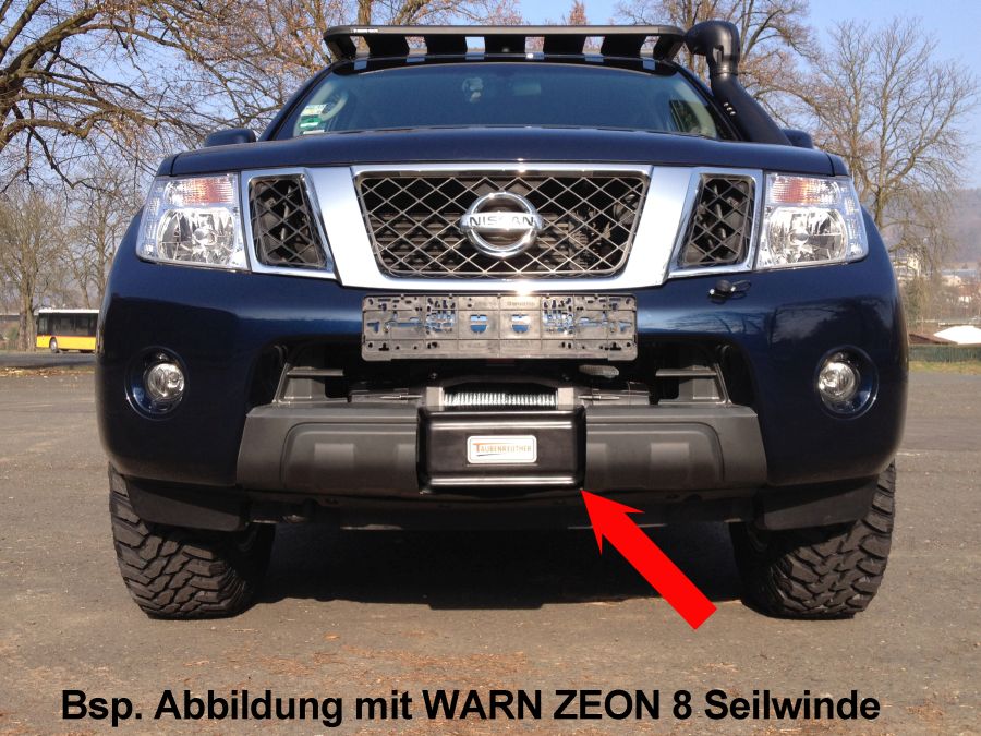 Seilwinden Set Nissan D40 + Pathfinder alle BJ nur 2.5 l Diesel mit WARN XDC