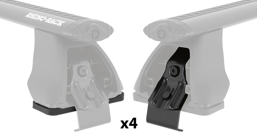 Fußkit für Rhino 2500 Multi Fit System 4 Klammern und 4 Gummiunterlagen Fußkit für Rhino 2500 Multi Fit System 4 Klammern und 4 Gummiunterlagen