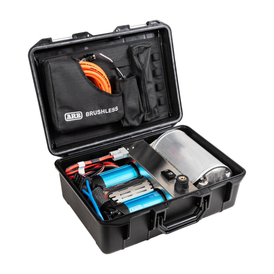 ARB Brushless Doppelkompressor 12-Volt, im Koffer inkl. Zubehör, CKBLTP12 ARB Brushless Doppelkompressor 12-Volt, im Koffer inkl. Zubehör, CKBLTP12