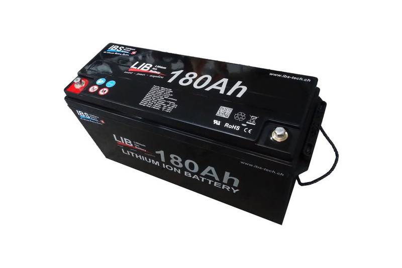 IBS 180Ah LiFePO4 Lithium Batterie 485x170x220mm IBS 180Ah LiFePO4 Lithium Batterie 485x170x220mm