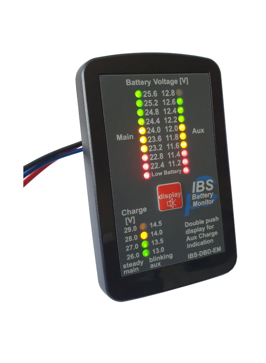 IBS Batteriemonitor DBD-VP für IBS-DBM20 Fzg. mit 24V Startbatt. & 12 Zusatzbatt. IBS Batteriemonitor DBD-VP für IBS-DBM20 Fzg. mit 24V Startbatt. & 12 Zusatzbatt.