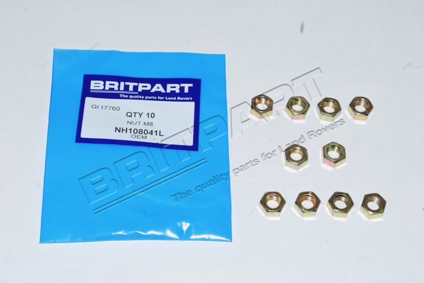 NH108041L Mutter M8 Defender Land Rover