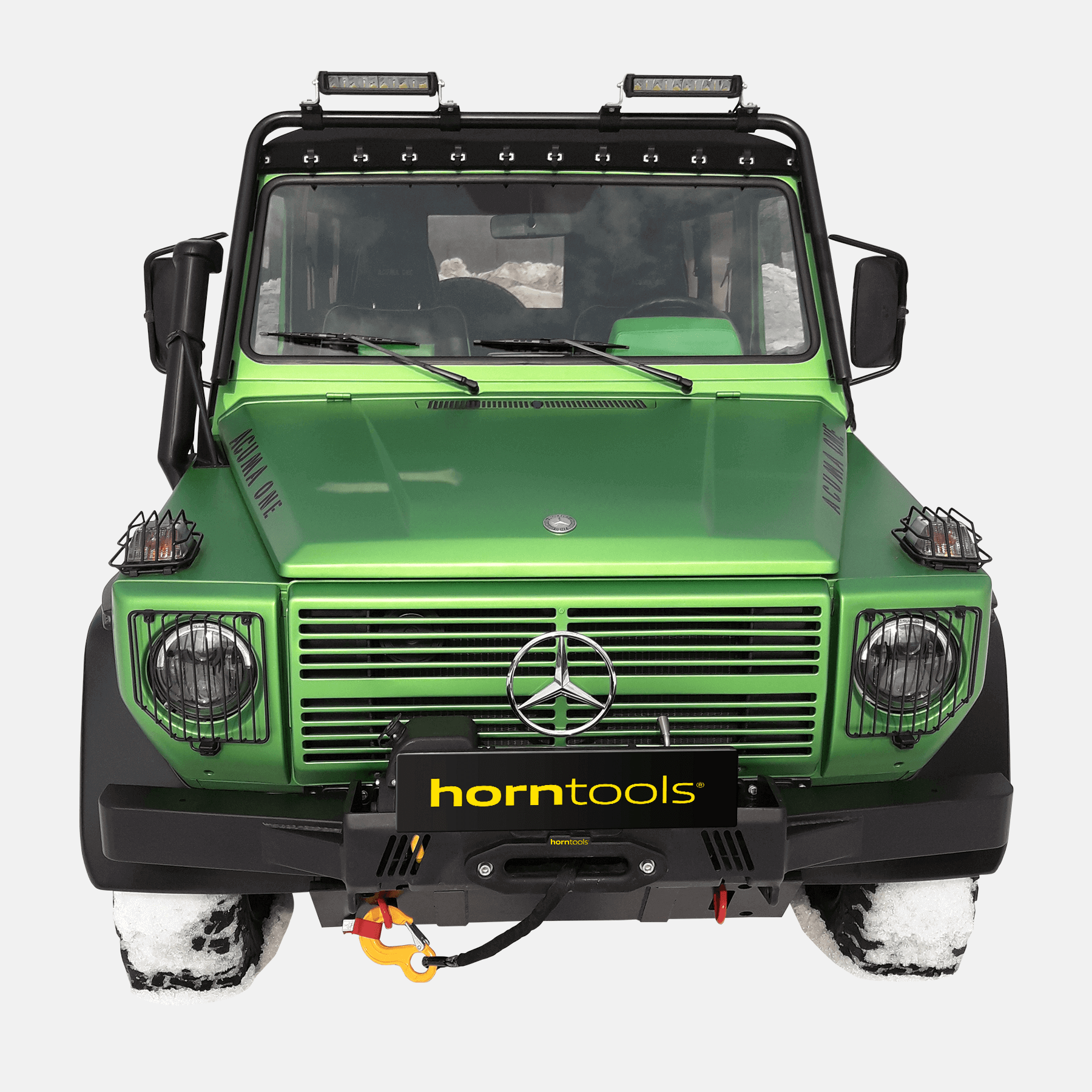 Horntools_Seilwindensystem_HSW9900MBG01_2 horntools Seilwindensystem Mercedes Puch G 24V inklusive Stoßstange