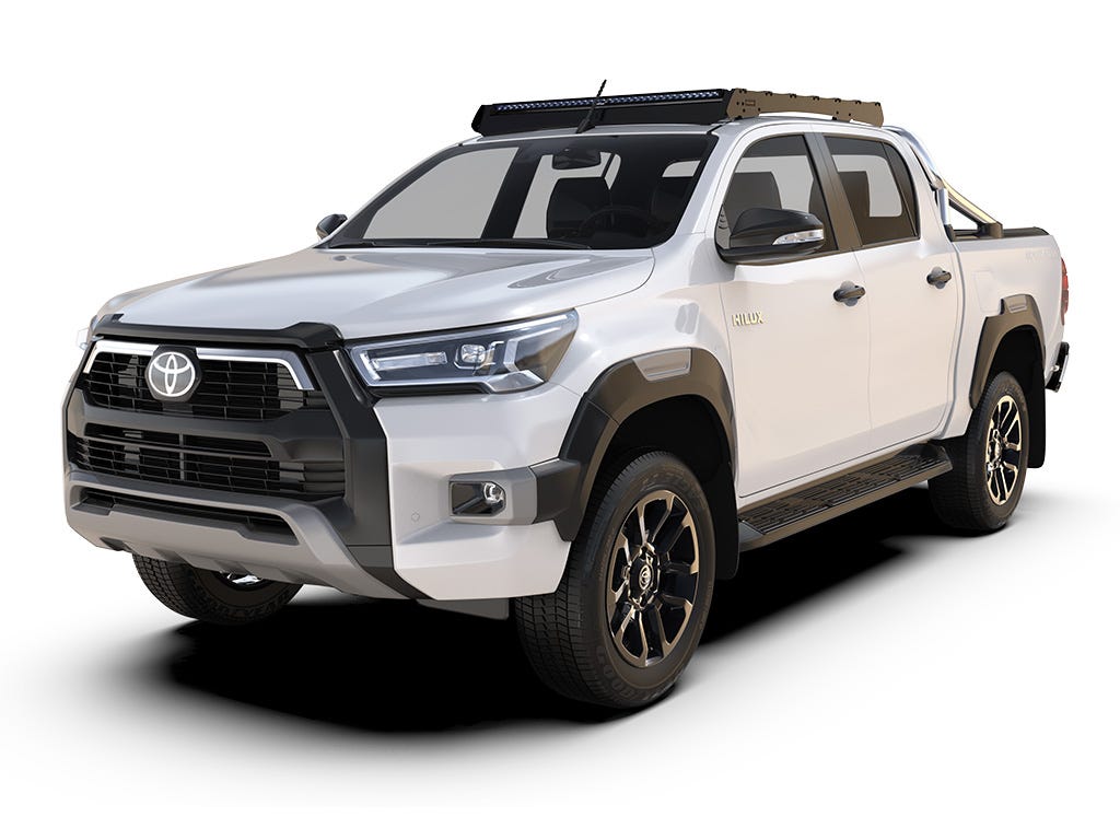 Toyota Hilux (2016-Current) Slimsport Roof Rack w/40in Light Bar Kit Toyota Hilux (2016-Current) Slimsport Roof Rack w/40in Light Bar Kit