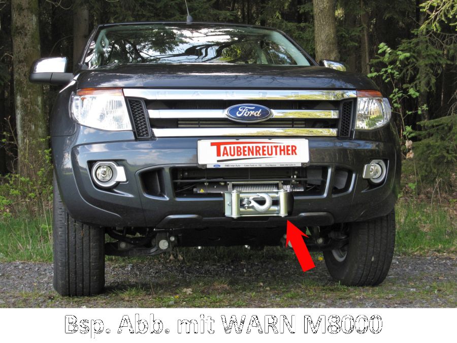 Seilwinden Set Ford Ranger `12-`19 mit WARN XDC Seilwinden Set Ford Ranger `12-`19 mit WARN XDC