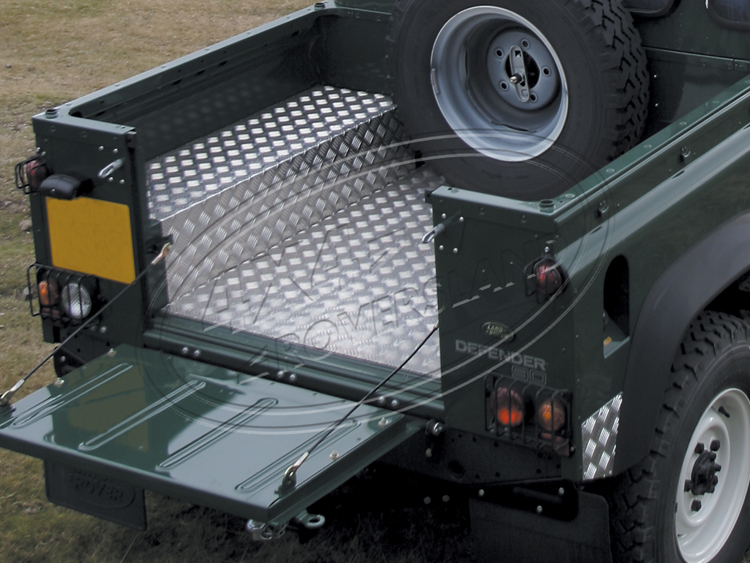 da2070 Aluriffelblech für Laderaum Defender