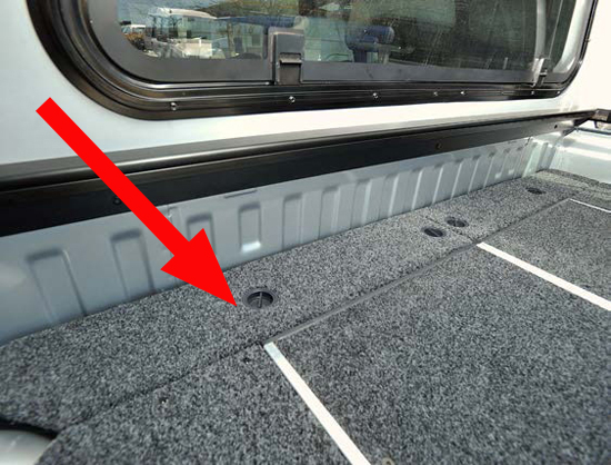 Abdeckung Outback Schublade vorne 195mm, Toyota Hilux `05-15 Doppelkabine