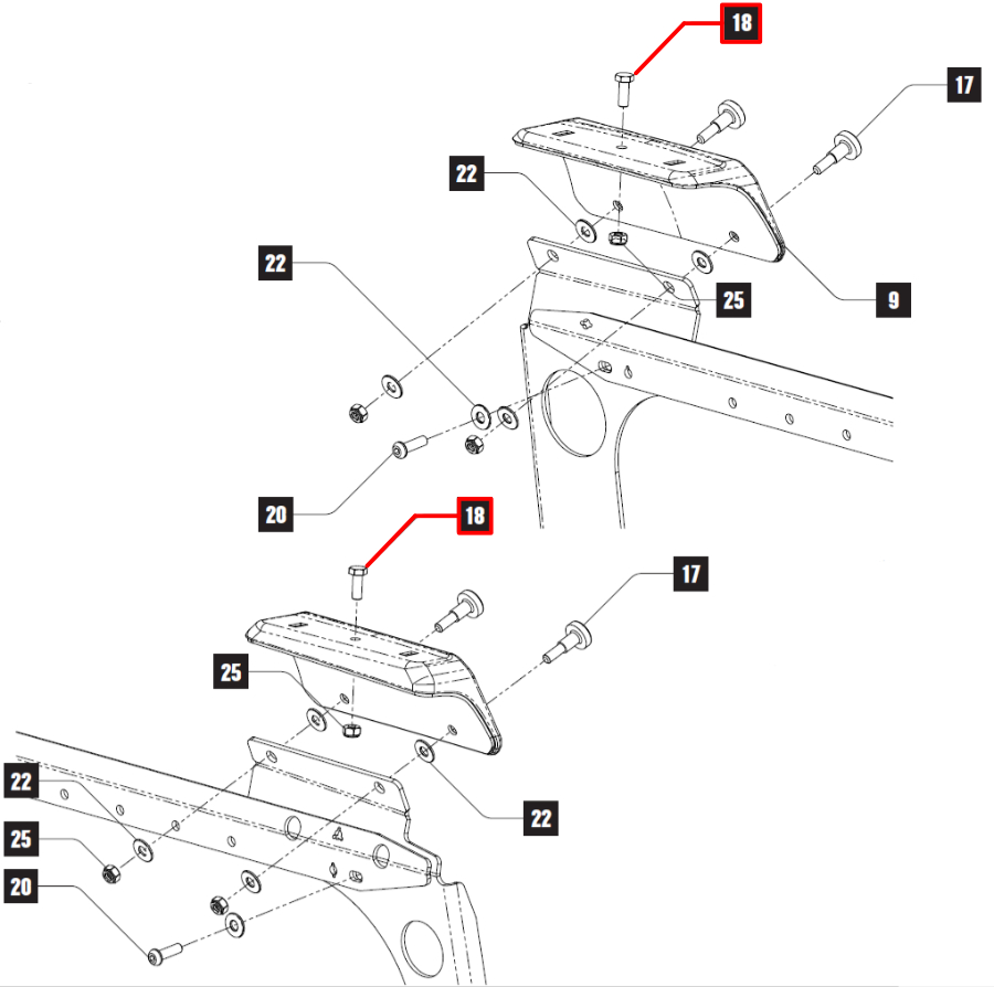 Rhino Rack Sechskantschraube M6x16, Edelstahl (1 Stk), für 50-11RJLB1 Rhino Rack Sechskantschraube M6x16, Edelstahl (1 Stk), für 50-11RJLB1