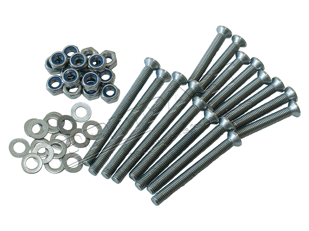 DA1260 Edelstahl Türscharnierkit Defender Türen seitlich hinten, bis 2006