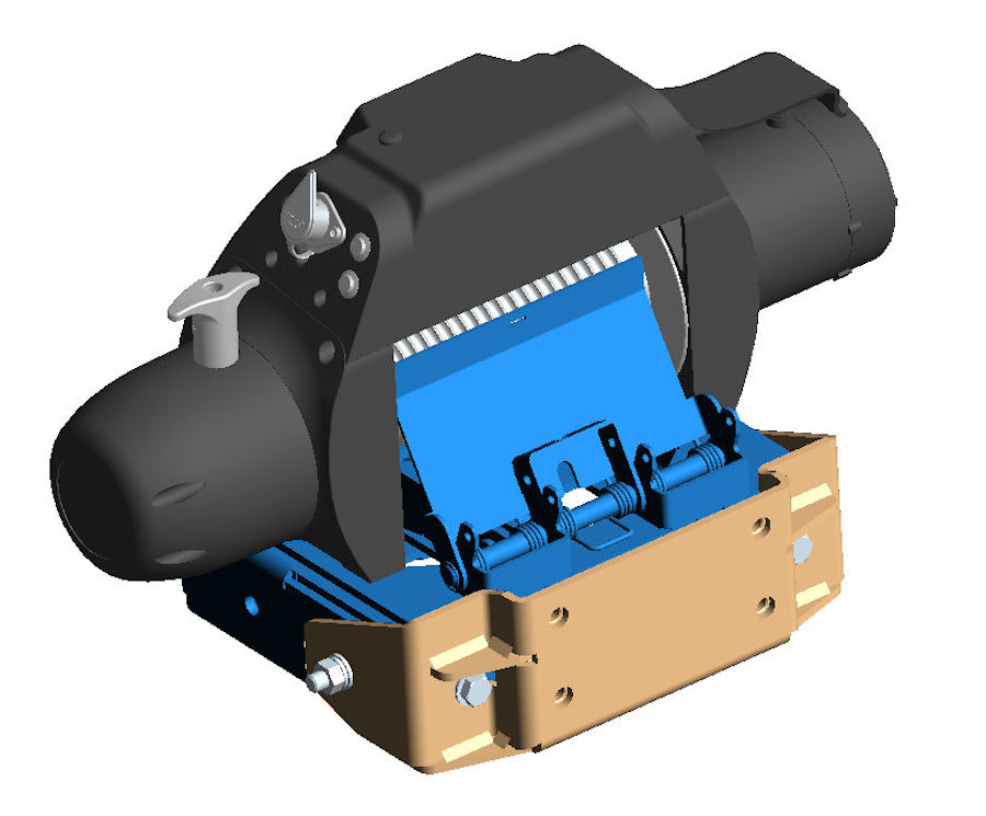 Universalhalter hinten für 1-24441 Seilspulung Universalhalter hinten für 1-24441 Seilspulung