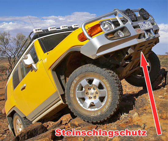 Steinschutzplatte Toyota FJ Cruiser zur ARB-Stoßstange 2-3420210 Steinschutzplatte Toyota FJ Cruiser zur ARB-Stoßstange 2-3420210