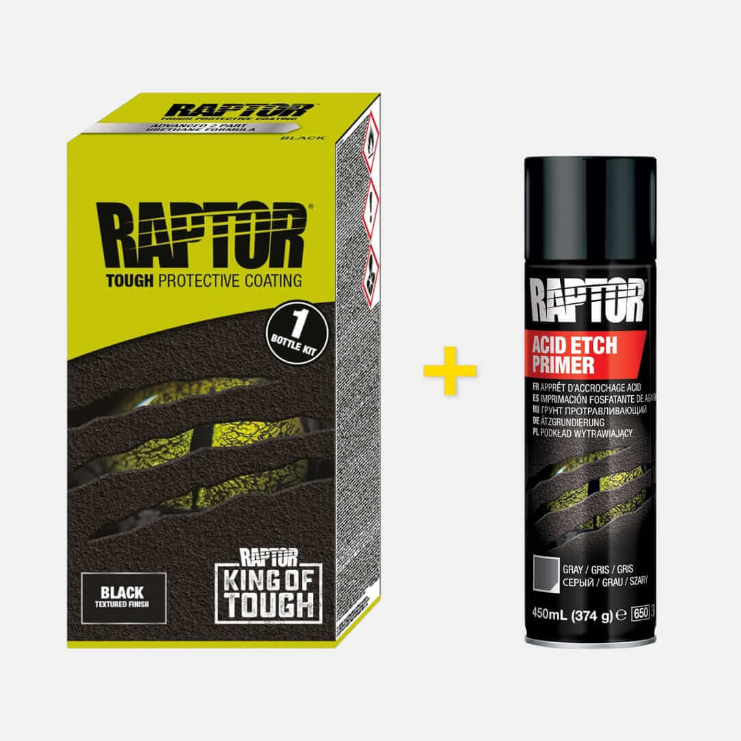 horntools RAPTOR Lack Schwarz + Ätzgrundierung (Metall) Bundle