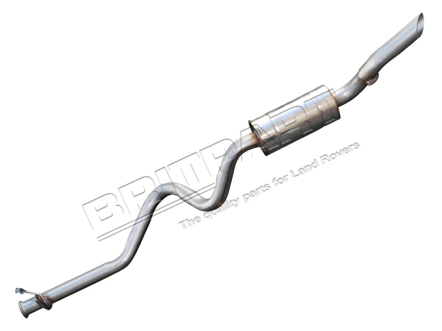 DA3256 Edelstahl Endschalldämpfer Defender 110