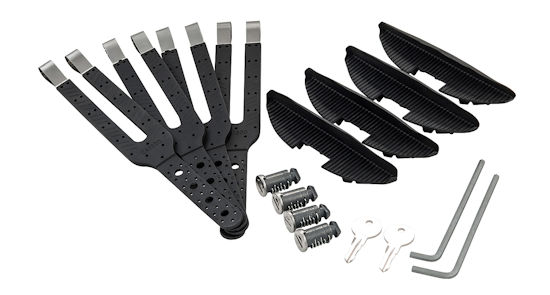Rhino Rack Montagekit RSK01, kurz, für Stealthbar (für zwei Querträger) Rhino Rack Montagekit RSK01, kurz, für Stealthbar (für zwei Querträger)