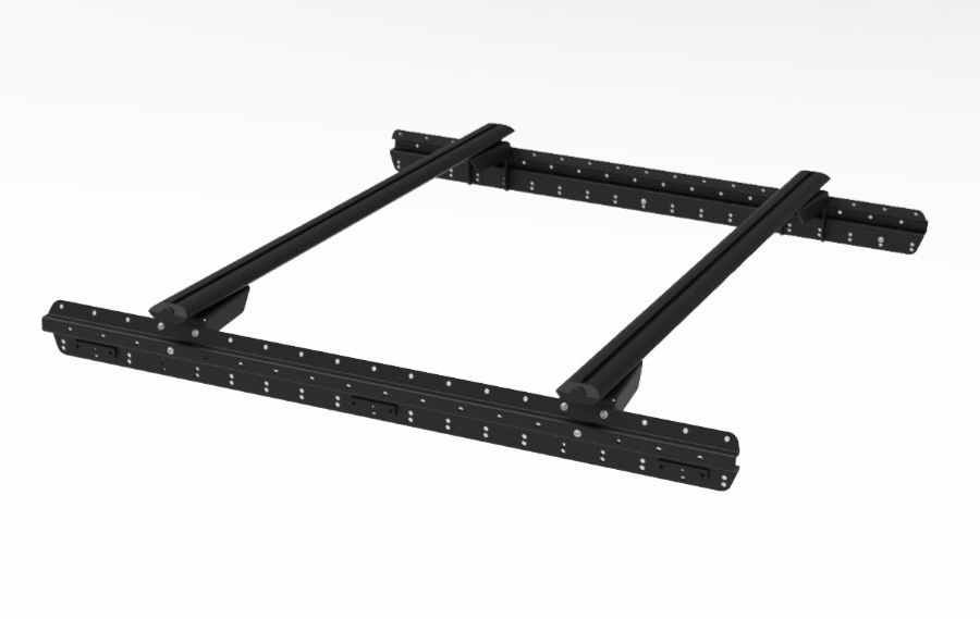 Muli-Rack System ''flach'' DoubleCab, inkl. 2 Rhino Rack Sportz Querträger Muli-Rack System ''flach'' DoubleCab, inkl. 2 Rhino Rack Sportz Querträger