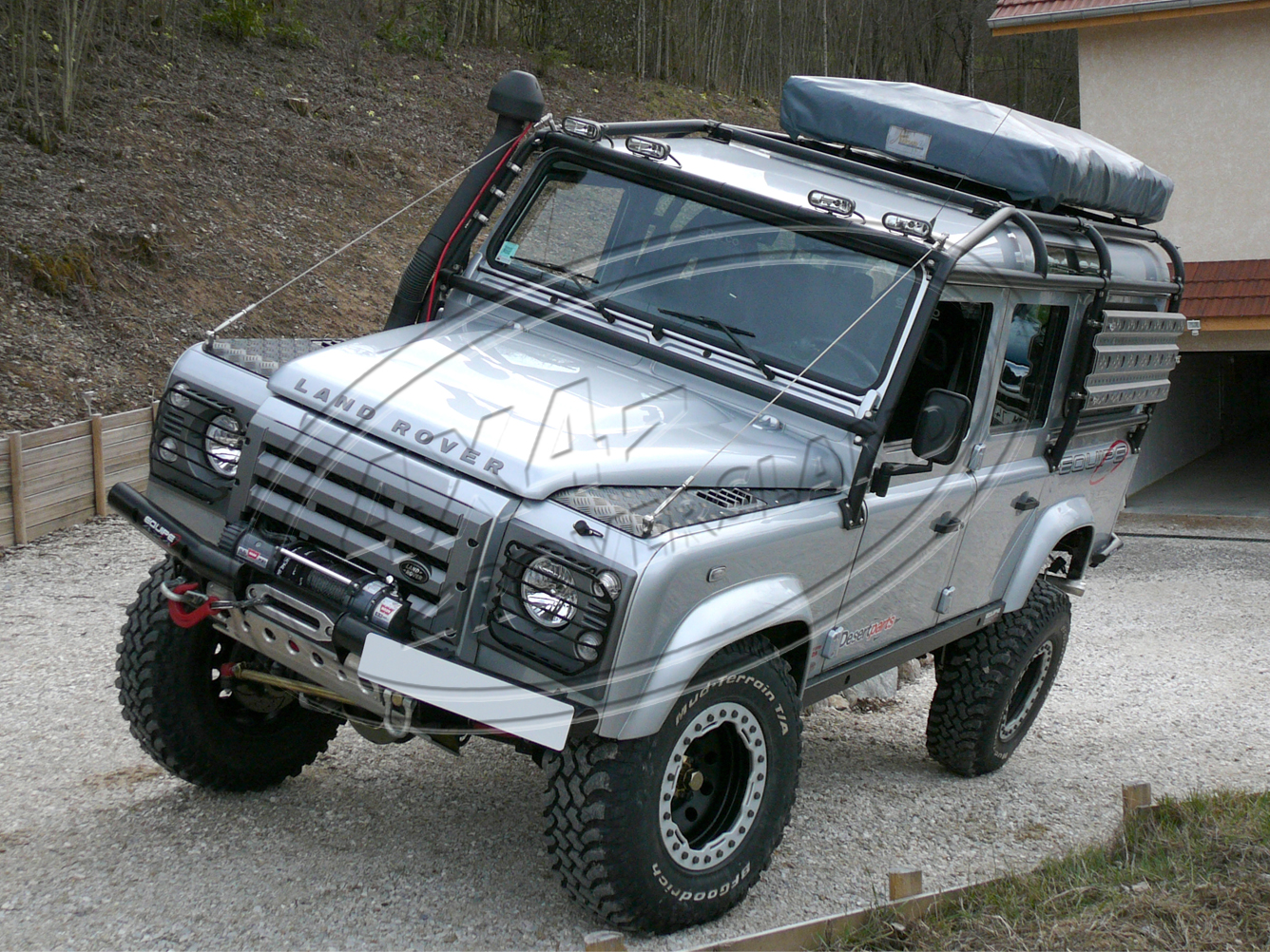 roll1 Safety Devices Überrollkäfig Defender 110 - Full External