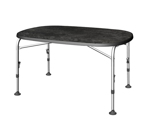 Movera-L-9950378100 Tisch Westfield Performance Superb 130 Farbe basalt Dark