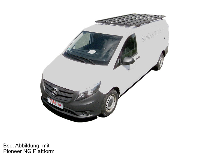 Rhino Rack Pioneer 6 Plattform 2100x1430 Mercedes Vito, kurz / Kompakt Rhino Rack Pioneer 6 Plattform 2100x1430 Mercedes Vito, kurz / Kompakt