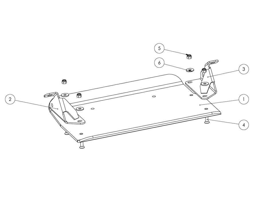 Unterfahrschutz Toyota J 73/75/78/79 -`06, Vorderachse, 6mm Aluminium Unterfahrschutz Toyota J 73/75/78/79 -`06, Vorderachse, 6mm Aluminium