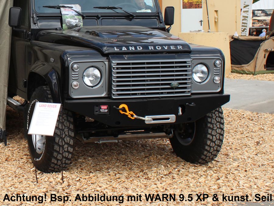 Seilwinden Set Rover Defender neue Ausführung mit WARN M8000 Seilwinden Set Rover Defender neue Ausführung mit WARN M8000