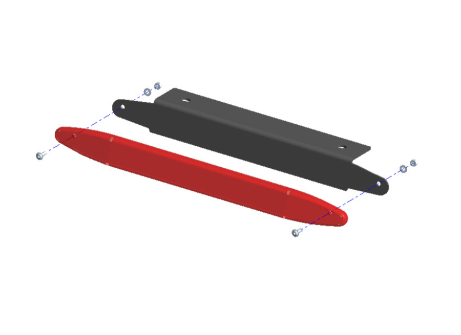 Muli-Rack 3. Bremsleuchte für HD, Vortex Querträger & Pioneer Plattformen Muli-Rack 3. Bremsleuchte für HD, Vortex Querträger & Pioneer Plattformen