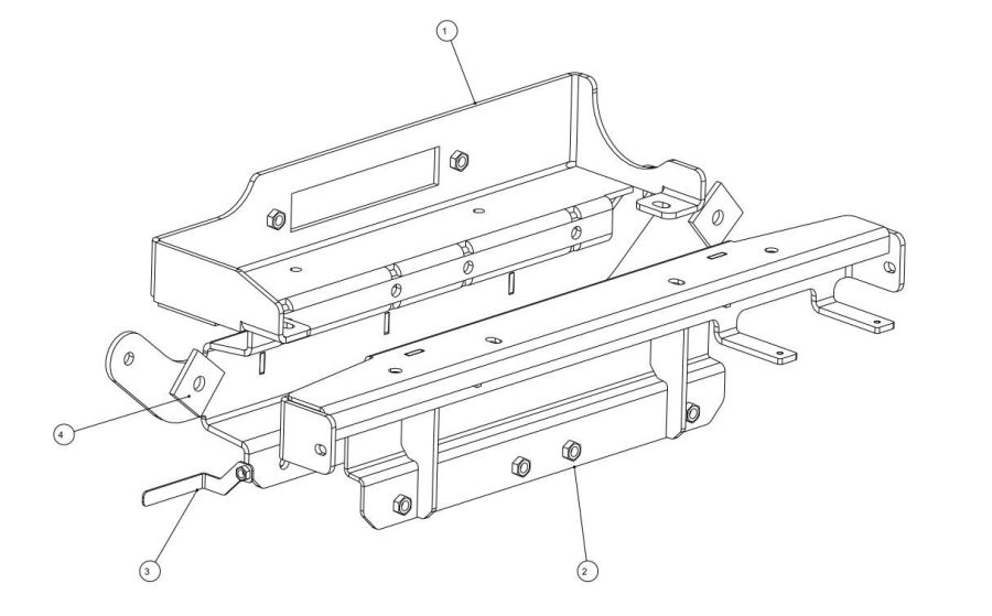 Seilwinden Set für VW AMAROK bis 2016 inkl. WARN Zeon 8 Seilwinden Set für VW AMAROK bis 2016 inkl. WARN Zeon 8