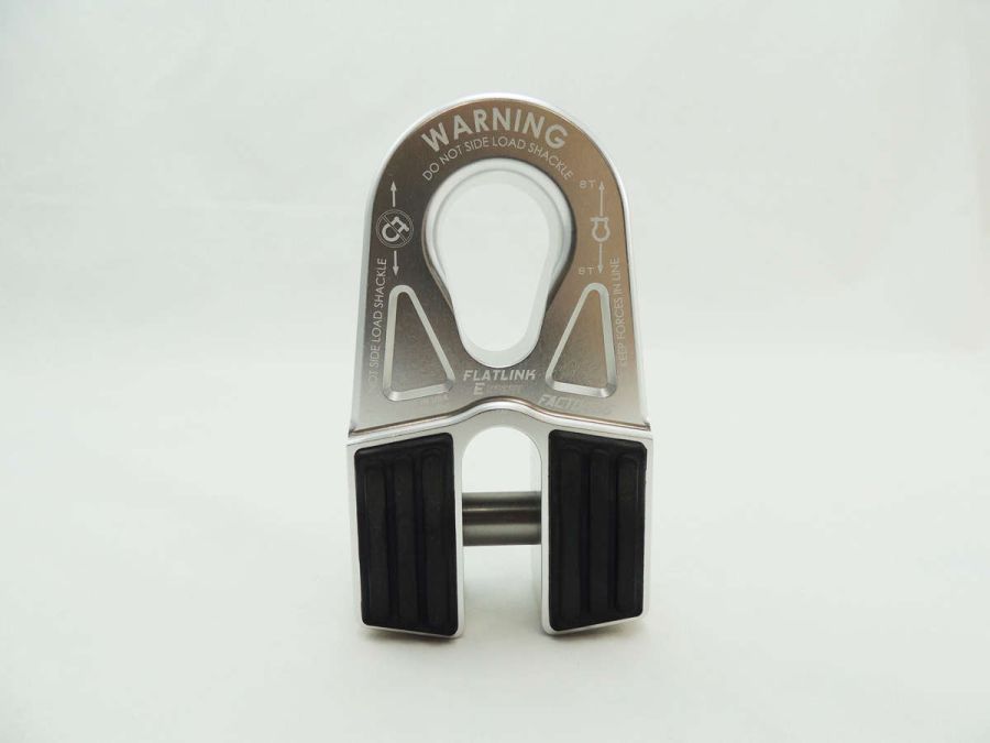 ''FACTOR 55'' FLATLINK ''E'' EXPERT WINCH SHACKLE MOUNT, SILVER