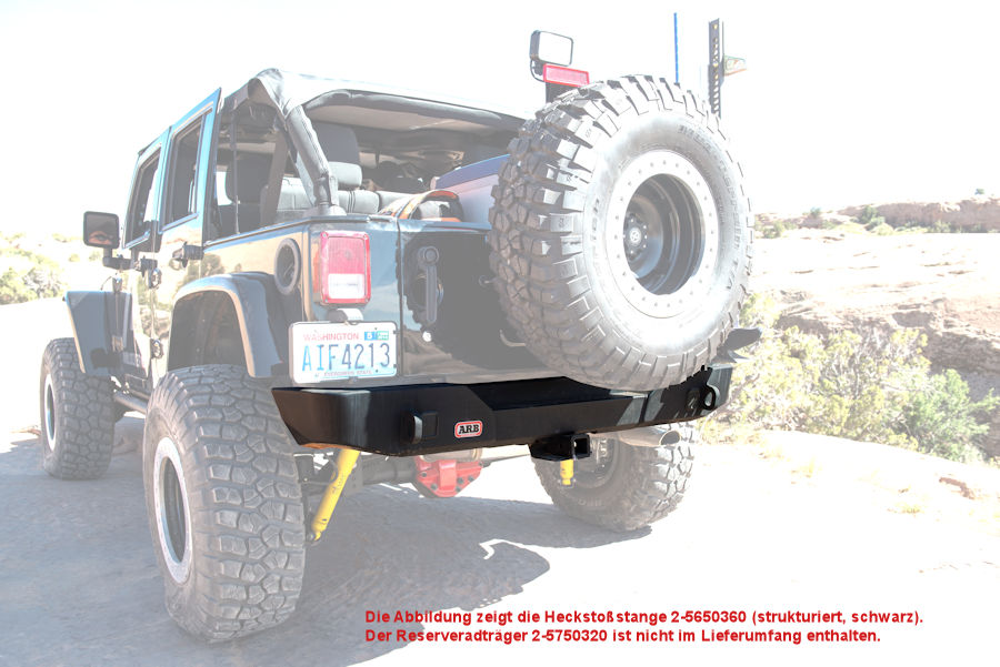 ARB Heckstoßstange Jeep Wrangler JK, glatt pulverbeschichtet ARB Heckstoßstange Jeep Wrangler JK, glatt pulverbeschichtet
