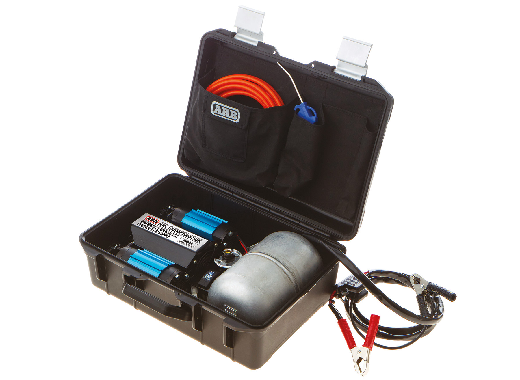 ARB-Doppelkompressor 24-Volt, CKMTP24, inkl. Zubehör, 6m Schlauch und 4 l Tank, ARB-Doppelkompressor 24-Volt, CKMTP24, inkl. Zubehör, 6m Schlauch und 4 l Tank,