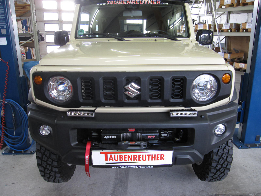 Scheinwerfer-Set Suzuki Jimny GJ ab 18 inkl. Osram 2 Stk. SX180-SP Scheinwerfer-Set Suzuki Jimny GJ ab 18 inkl. Osram 2 Stk. SX180-SP