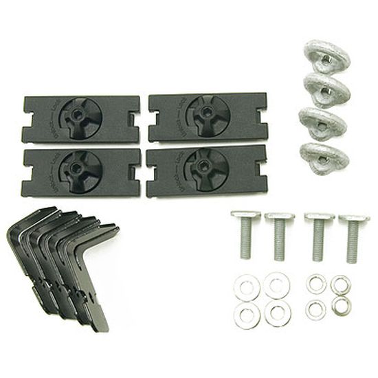Adapter für Rhino Alu-Gepäckkorb 2 Querträger/3 Planken Vortex Bars Adapter für Rhino Alu-Gepäckkorb 2 Querträger/3 Planken Vortex Bars