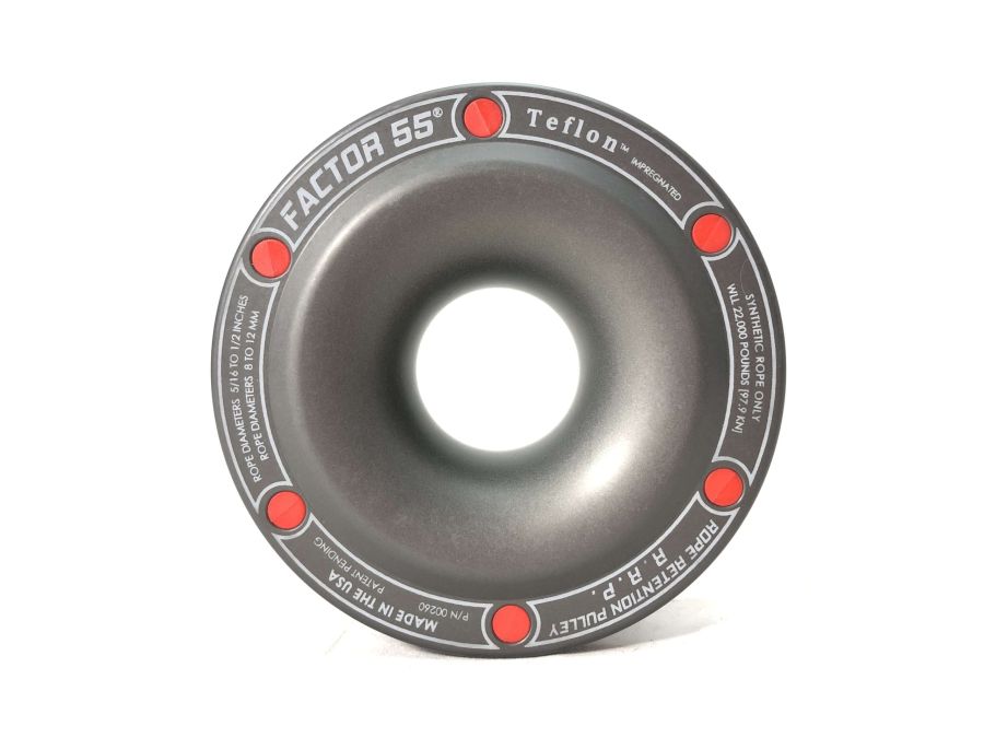 ''FACTOR 55'' ROPE RETENTION PULLEY (RRP) ''FACTOR 55'' ROPE RETENTION PULLEY (RRP)