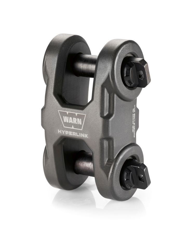 WARN EPIC Hyperlink Schäkel aus Aluminum mit zwei Pins, gunmetal WARN EPIC Hyperlink Schäkel aus Aluminum mit zwei Pins, gunmetal