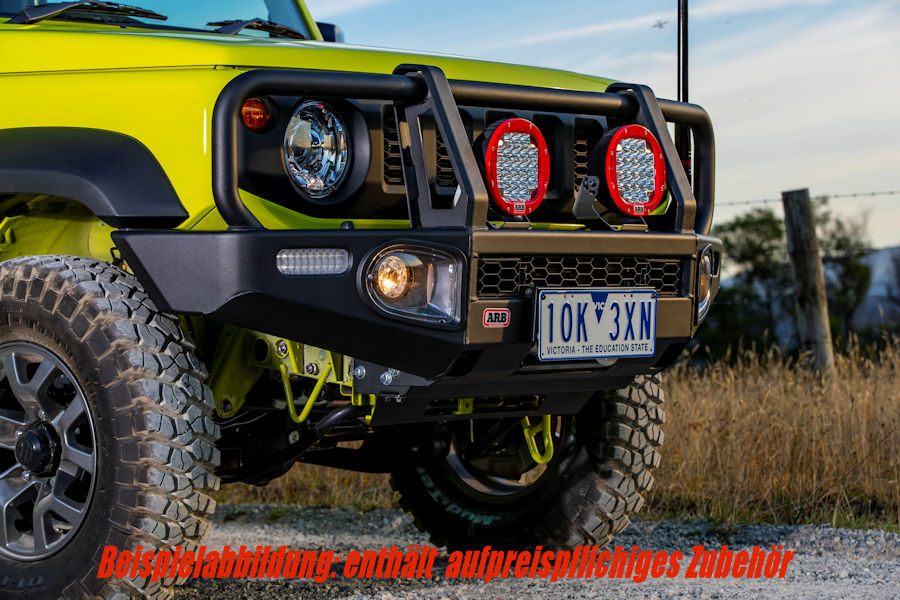 ARB-Windenstoßstange Suzuki Jimny GJ ab 2019, schwarz ARB-Windenstoßstange Suzuki Jimny GJ ab 2019, schwarz