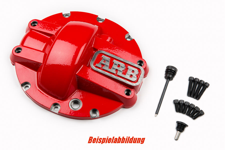 ARB Differentialschutz Jeep Wrangler JL Rubicon & Sahara, Gladiator, vorne, rot