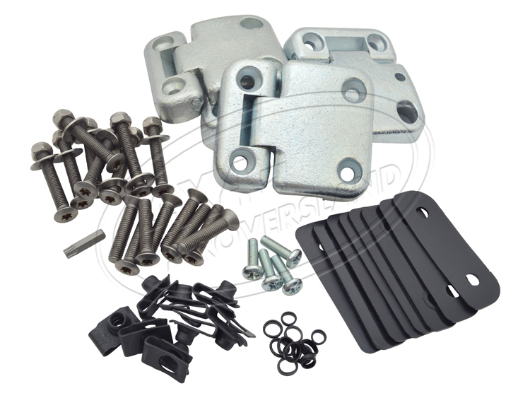 Britpart DA1070SS Vorne Tür Hinge Satz Ss Puma Fixings - Series - Def für Defender