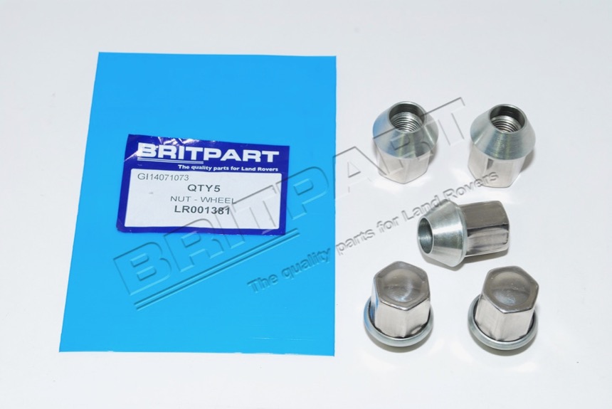 LR001381 Eine Radmutter Freelander 2, Range Rover Evouqe