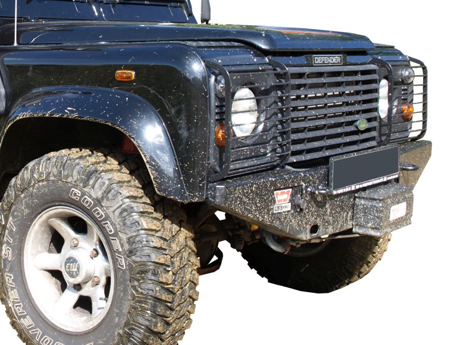 Seilwinden Set Rover Defender neue Ausführung mit WARN 9,5XP Seilwinden Set Rover Defender neue Ausführung mit WARN 9,5XP
