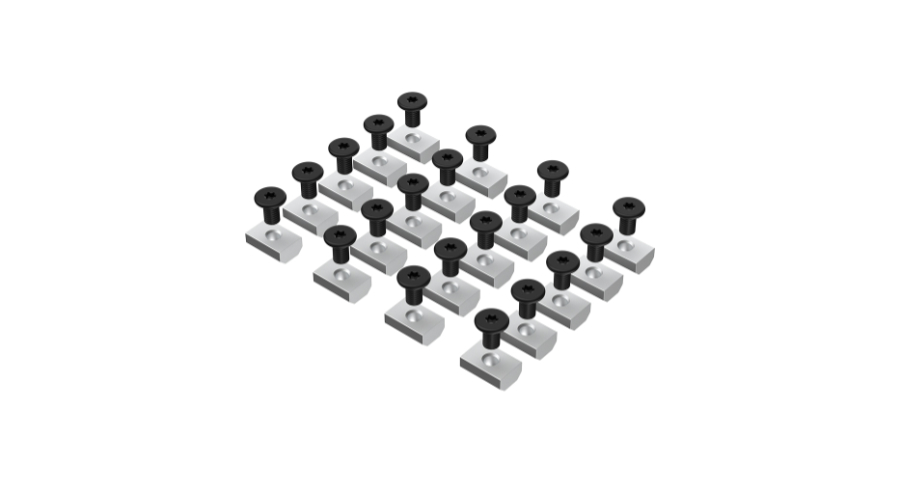 Rhino Rack ''Pioneer 6'' M6 Schrauben & Einschubmuttern 20er Set Rhino Rack ''Pioneer 6'' M6 Schrauben & Einschubmuttern 20er Set